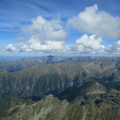 Flugwegposition um 13:09:26: Aufgenommen in der Nähe von Schladming, Österreich in 2750 Meter